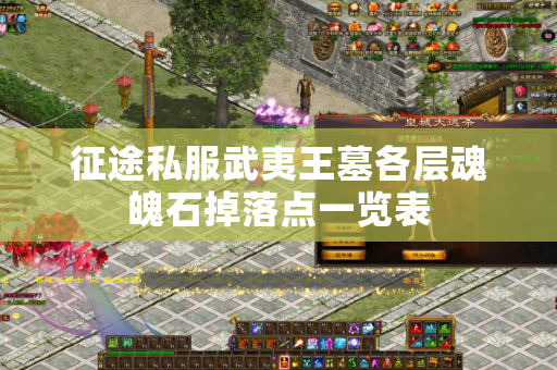 征途私服武夷王墓各层魂魄石掉落点一览表